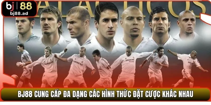 BJ88 cung cấp đa dạng các hình thức đặt cược khác nhau