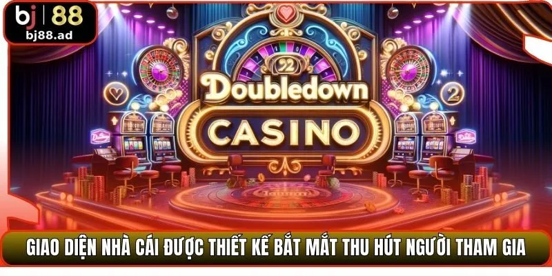 Giao diện nhà cái được thiết kế bắt mắt thu hút người tham gia